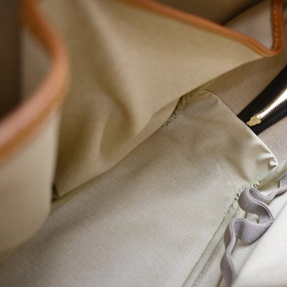 LOUIS VUITTON LV Logo Deauville Hand Bag Monogram Leather Brown M47270 81EE891 - Picture 11 of 16